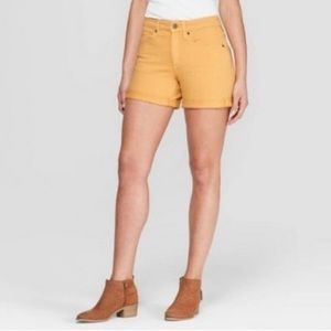 UNIVERSAL THREAD Midi Cuffed Denim Jean Shorts
